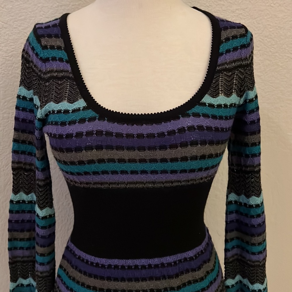 Free People Long Sleeve Scoop Neck Sweater Dress - Picture 2 of 5